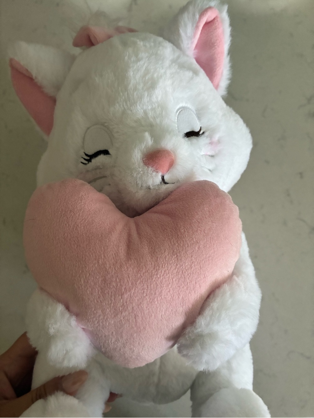Disney Marie Aristocats with heart plush ๐